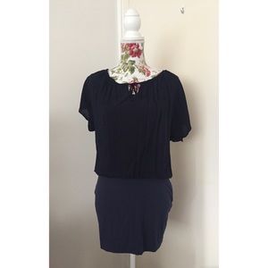 EUC Splendid Navy Cotton Dress Size Small